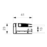 thumbnail of Exposicionate Bacheca magnetica nera (8xA4) SCS8xA4C9005