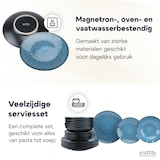 thumbnail of Luzzo® Oland serviesset 6 persoons 18 delig  - blauw