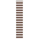 thumbnail of vidaXL Doppelrollo Braun 45x200 cm Stoffbreite 40,9 cm Polyester