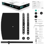 thumbnail of ONKRON Soporte TV Giratorio para TV de 32-75", 40 kg - Peana TV Universal Ajustable en Altura - VESA 400x400 - Negro PT3