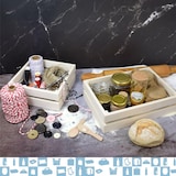 thumbnail of Espirito Rebelde Caixa de Madeira Estilo Gaiola 16,7x16,7x7,5 cm - Caixa Versátil: Cesto de Frutas, Cabaz de Natal e Páscoa