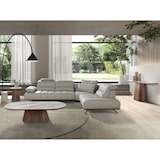 thumbnail of Angel Cerdá Sofá chaise longue derecha piel gris claro 6244C 310 x 235 x 102