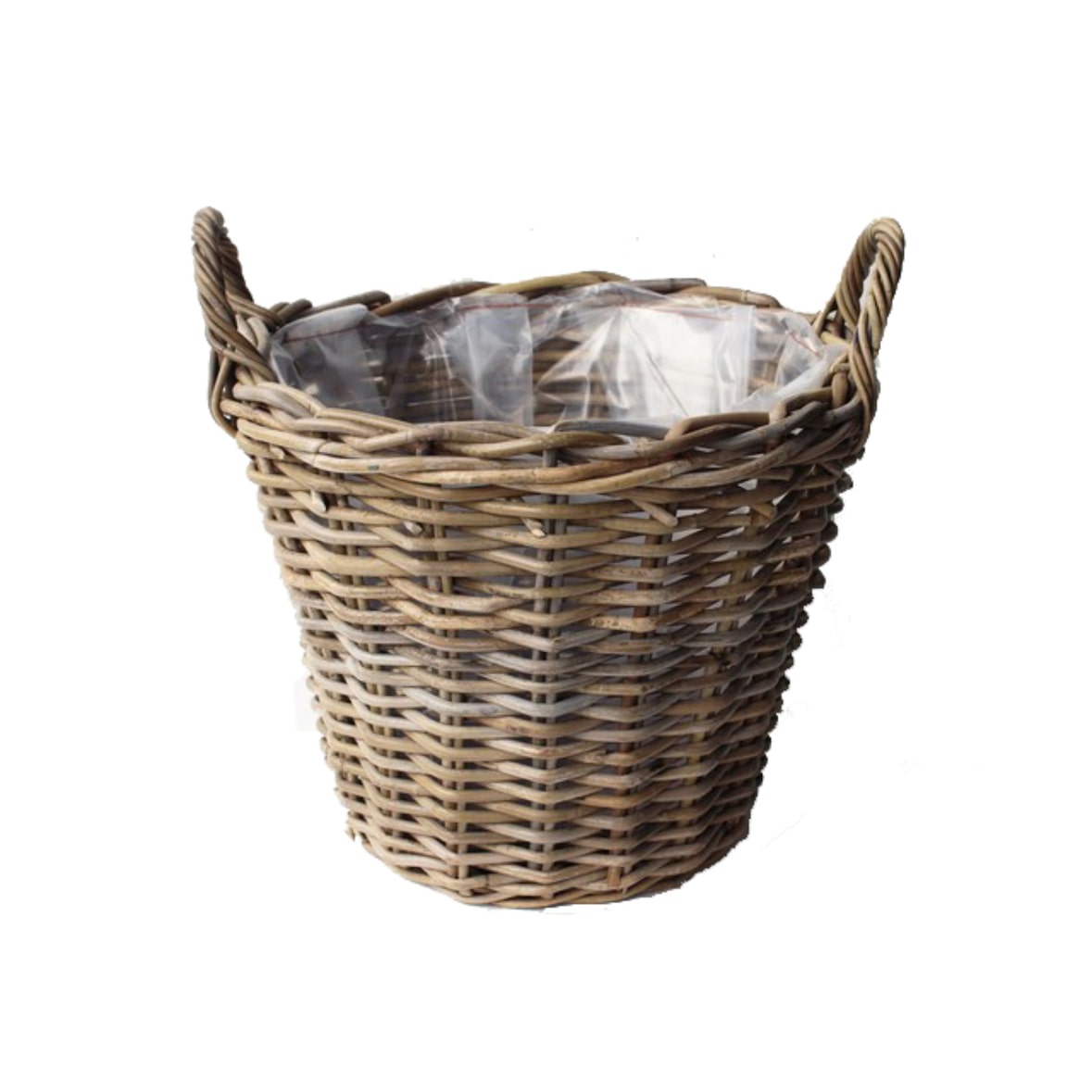 Pflanzkorb Weidenkorb Gartenkorb Naturkorb Rattan Braun 30x23cm Größe M 900388