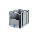 thumbnail of PROREGAL Eurobox NextGen Insight Cover | HxBxT 32x30x40 | 30 Liter | Hoch/Blau | Eurobehälter, Transportbox, Transportbehälter, Stapelbehälter