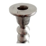 thumbnail of Kerzenständer Kerzenleuchter Spitzkerze Aluminium silber Modern klein H 46 cm
