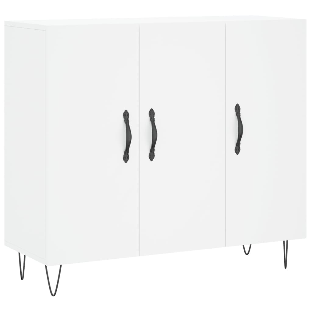 Helloshop26 - Buffet Sideboard Kommode Kleiderschrank Aufbewahrungsmöbel Organizer für Küche Wohnzimmer Lounge 90 x 34 x 80 cm 02_0030533