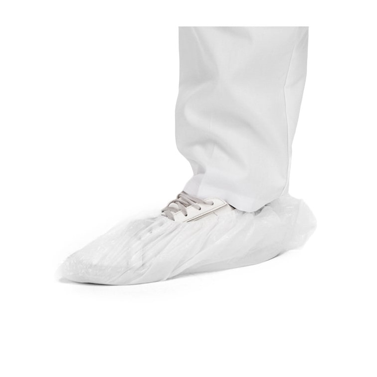 MONOUSO - Copriscarpe in Polietilene PE Bianco (100 Pezzi)