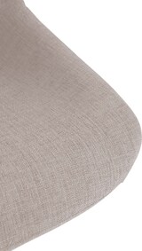 thumbnail of Décoshop26 - Barhocker x1 360° drehbar cremefarbener Stoffbezug schwarze Metallbeine in Trompetenform 10_0005709