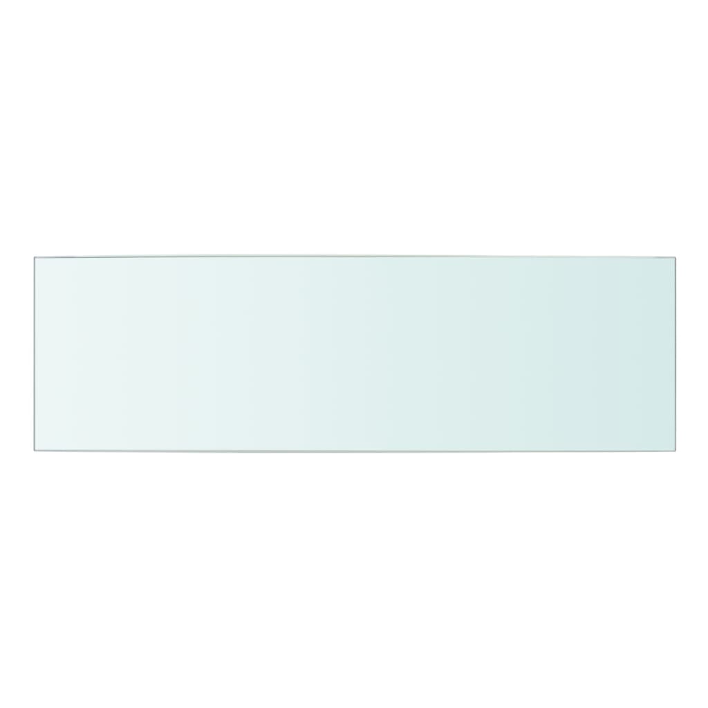 vidaXL Regalboden Glas Transparent 50x15 cm