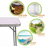 thumbnail of Mesa plegable de acero para camping Aktive