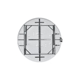 thumbnail of METRO PROFESSIONAL Bankett Stehtisch klappbar Pamua, Stahl, HDPE-Tischplatte, Ø 160 x 74 cm, weiß