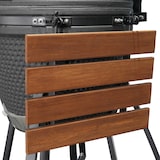 thumbnail of Tarrington House Kamado houtskoolbarbecue Naggado, Ø 47 cm, Divide&Conquer kooksysteem, opbergtafel, verrijdbaar, keramisch/roestvrij staal, mat zwart