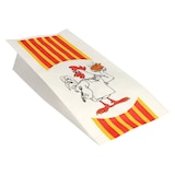 thumbnail of Starpak 100 Hähnchenbeutel, Papier mit HDPE-Einlage 28 cm x 13 cm x 8 cm "Grillhähnchen" 1/1
