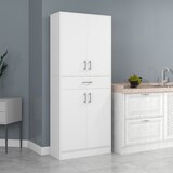 thumbnail of HOMCOM Credenza Cucina Alta con 2 Armadietti e Cassetto Bianco