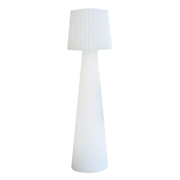 Lumisky Lampada da terra wireless RGB LADY H110CM Polietilene Bianco