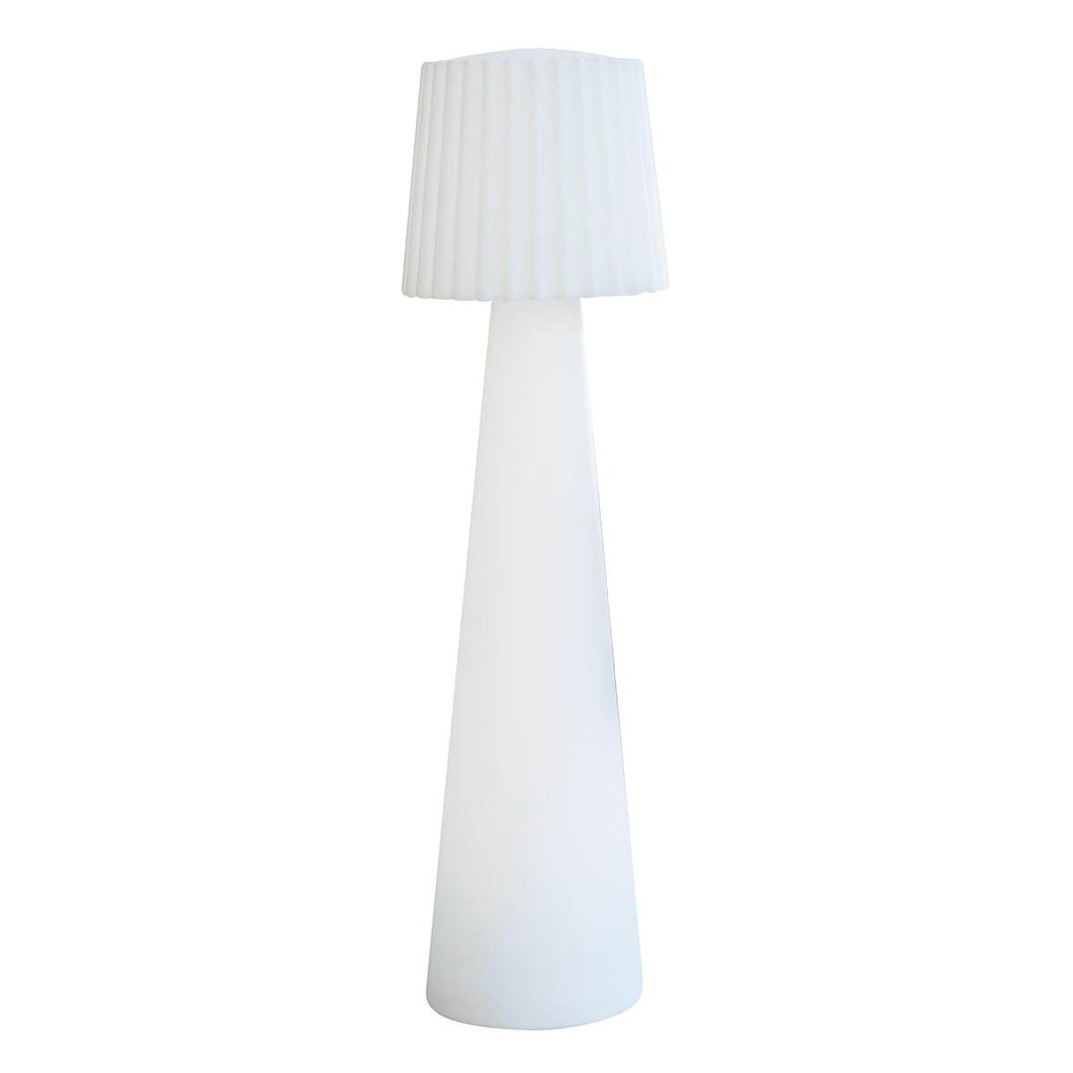 Lampadaire extérieur sans fil H110CM Blanc Lumisky