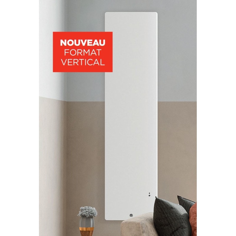 Radiateur électrique Ingenio 4 1000w Vertical Intelligent Blanc Mat Thermor 429353