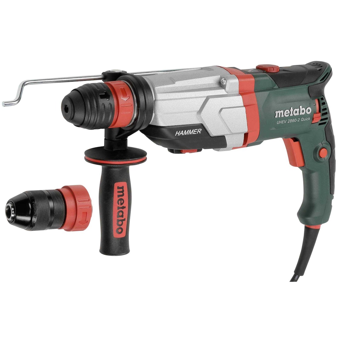 Metabo UHEV 2860-2 QUICK - Bohrhammer - 1100 W - 2 Geschwindigkeiten - 3 Modi - SDS-plus