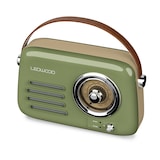 thumbnail of Radio Rétro portable Ledwood ALMA, FM, Bluetooth Entrée USB, Puissance 30W - Batterie 3,7V-1500mAh - Retro Vintage - Vert Olive