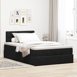 thumbnail of vidaXL Ottoman-Bett mit Matratze Schwarz 120x200 cm Samt