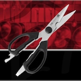 thumbnail of Fmprofessional Forbici da cucina professionale con apribottiglie, inox ed abs, dimensioni 19 cm