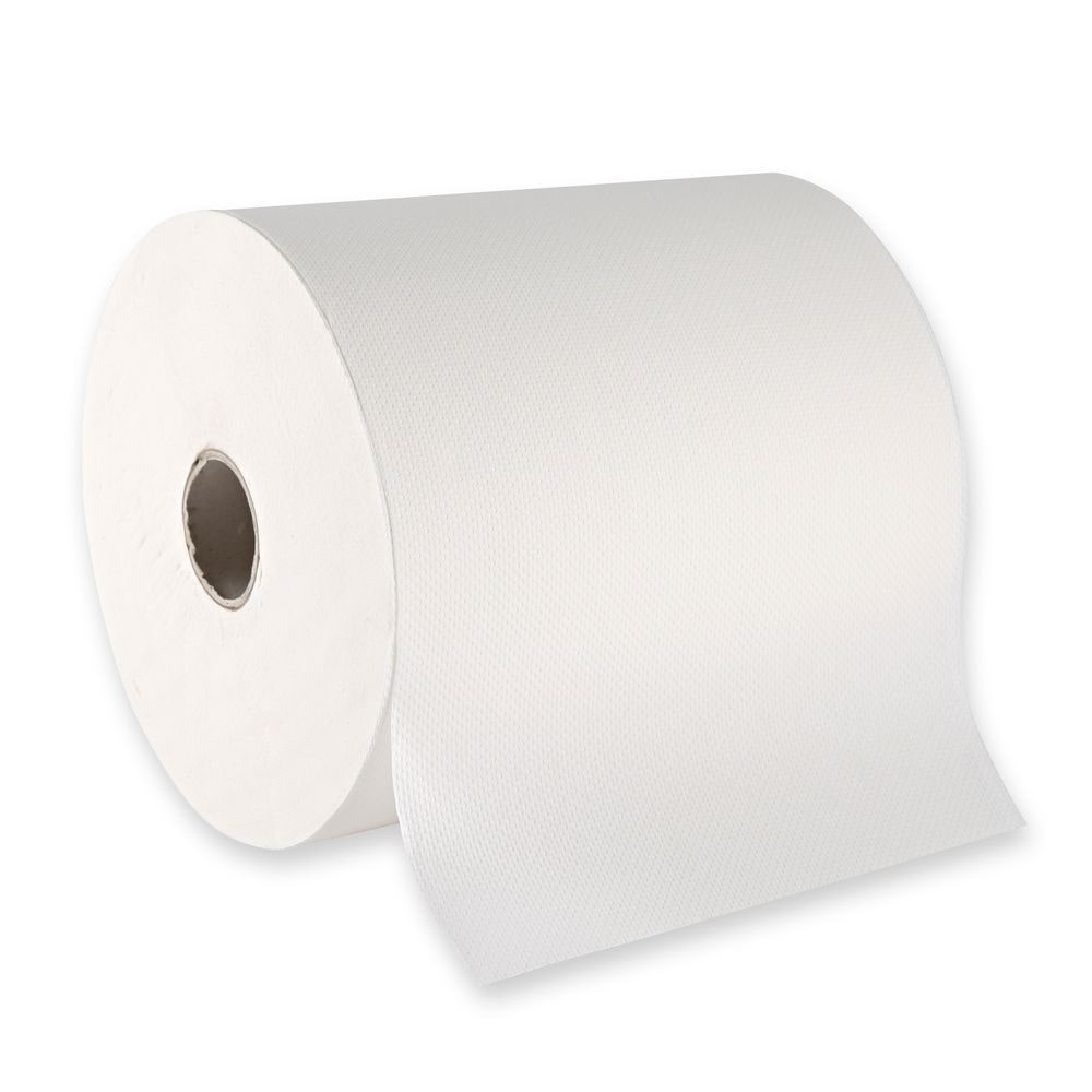 Papierhandtuchrolle 2-lagig Außenabwicklung Zellulose Weiss 6 Rollen Breite 22 cm 130 Laufmeter