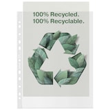 thumbnail of ESSELTE Buste perforate DELUXE, 100% RICICLATE e 100% RICICLABILI, PPL antiriflesso, f.to 22x30 cm, Scatola da 50 pz, 627504