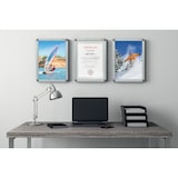 thumbnail of Nobo Porte-affiche clipsable, A4, Argent, 1902214