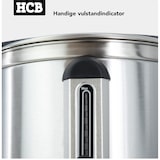 thumbnail of HCB Kaffeemaschine - 12 Liter - 80 Tassen - silber - 230V - Edelstahl