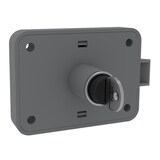 thumbnail of Taquilla de pvc de ancho 400mm de 3 módulos con 6 puertas color gris