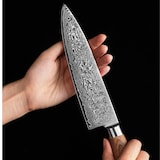 thumbnail of Wakoli EDIB Pro Damast Chefmesser I 20cm Klinge I Pakkaholzgriff