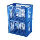 thumbnail of 2 Stück Bäckerkisten / Brotkisten 600 x 400 x 410 mm in blau