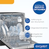 thumbnail of Exquisit Mini-Geschirrspüler, Tischspülmaschine, 55 cm breit, spülmaschine klein, ECO-Modus, GSP5508-030D schwarz