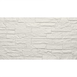 thumbnail of 3D baksteen steen effect decoratief paneel set van 12 stuks 8,6 m2 PU wandbekleding 120 x 60 x 2,5 Wit Kwartsiet