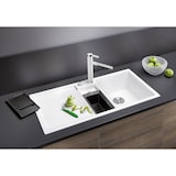 thumbnail of BLANCO COLLECTIS 6 S Einbauspüle / SILGRANIT / Weiß / Becken rechts / Excenter -