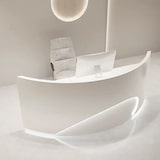 thumbnail of 【B Duihao120cm】Empfangstheke Theke geschwungene Tresen Kasse Empfangstresen Weiß