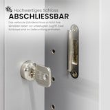 thumbnail of bümö Aktenschrank abschließbar mit Rollladen, Rollladenschrank für Ordner & Co. - Büroschrank mit Rollo, abschließbarer Ordnerschrank aus Holz in
