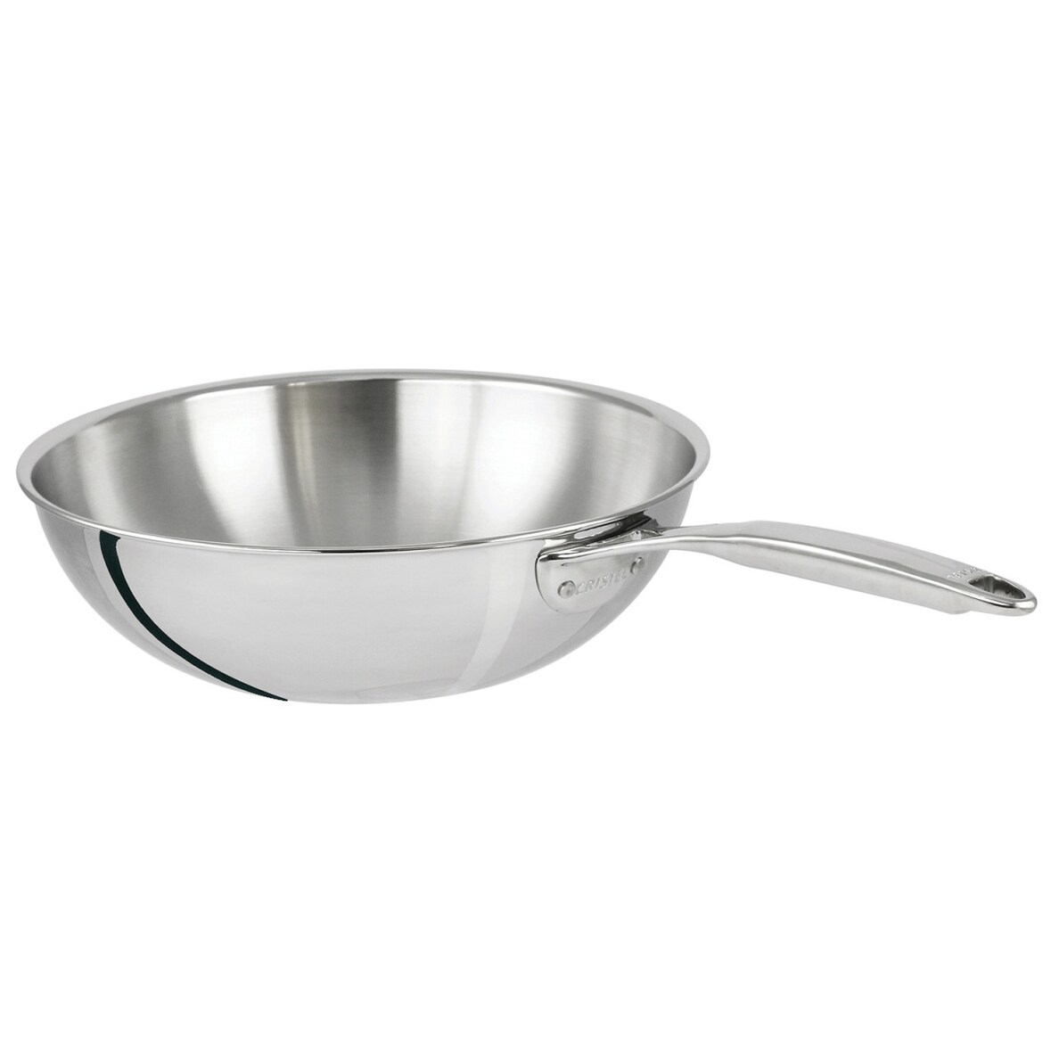 Wok inox Castel'Pro fixe  Ø24cm