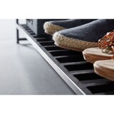 thumbnail of Sitzbank mit Stauraum 90x52x38 cm Mango Massivholz / Metall Flurbank Braun, Schuhbank mit Sitzfläche Klein, Schmale Garderobenbank mit