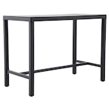 thumbnail of METRO PROFESSIONAL Gastro Bartisch Balsario, Alu/PE-Rattan, 140 x 70 cm, schwarz