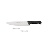 thumbnail of ARCOS 2900 Serie - Professioneel Koksmes 25 cm Staal NITRUM. Zwart