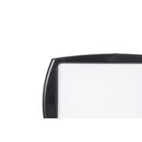 thumbnail of Bi-Office - Letrero de piso rectangular, horizontal, negro, 270x470 mm