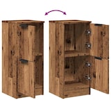 thumbnail of vidaXL Sideboard Altholz-Optik 30x30x70 cm Holzwerkstoff