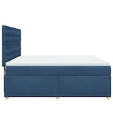 thumbnail of vidaXL Boxspringbett mit Matratze Blau 180x200 cm Stoff