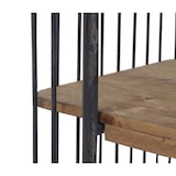 thumbnail of Carrello HWC-A43, carrello di servizio, legno massiccio di abete vintage 84x98x36cm