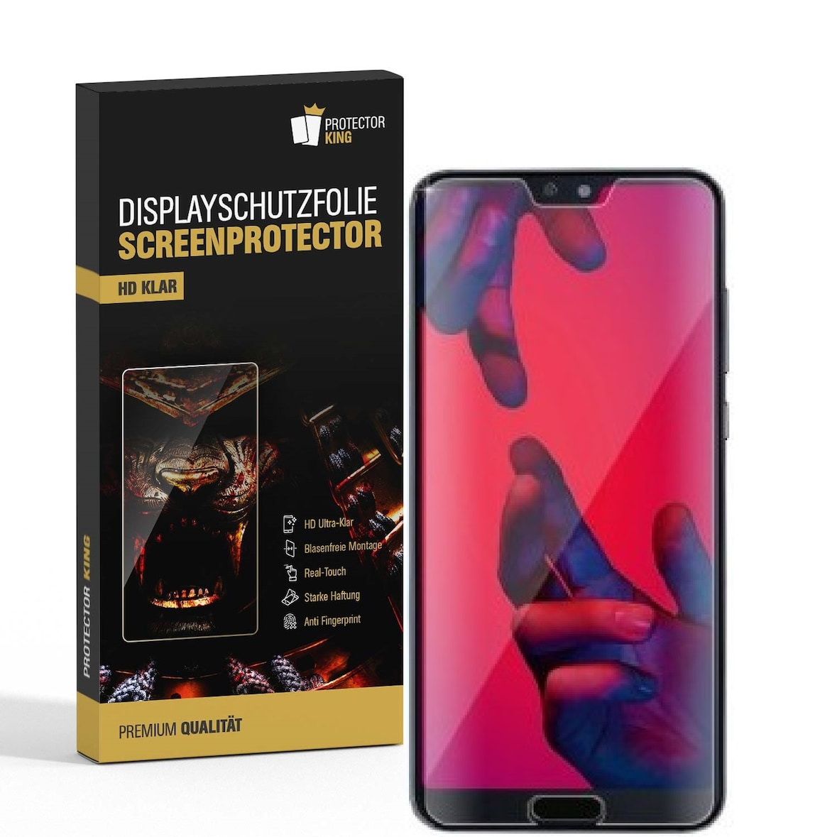 3x Displayschutzfolie für Huawei P20 Pro Displayfolie Schutzfolie HD ULTRA KLAR
