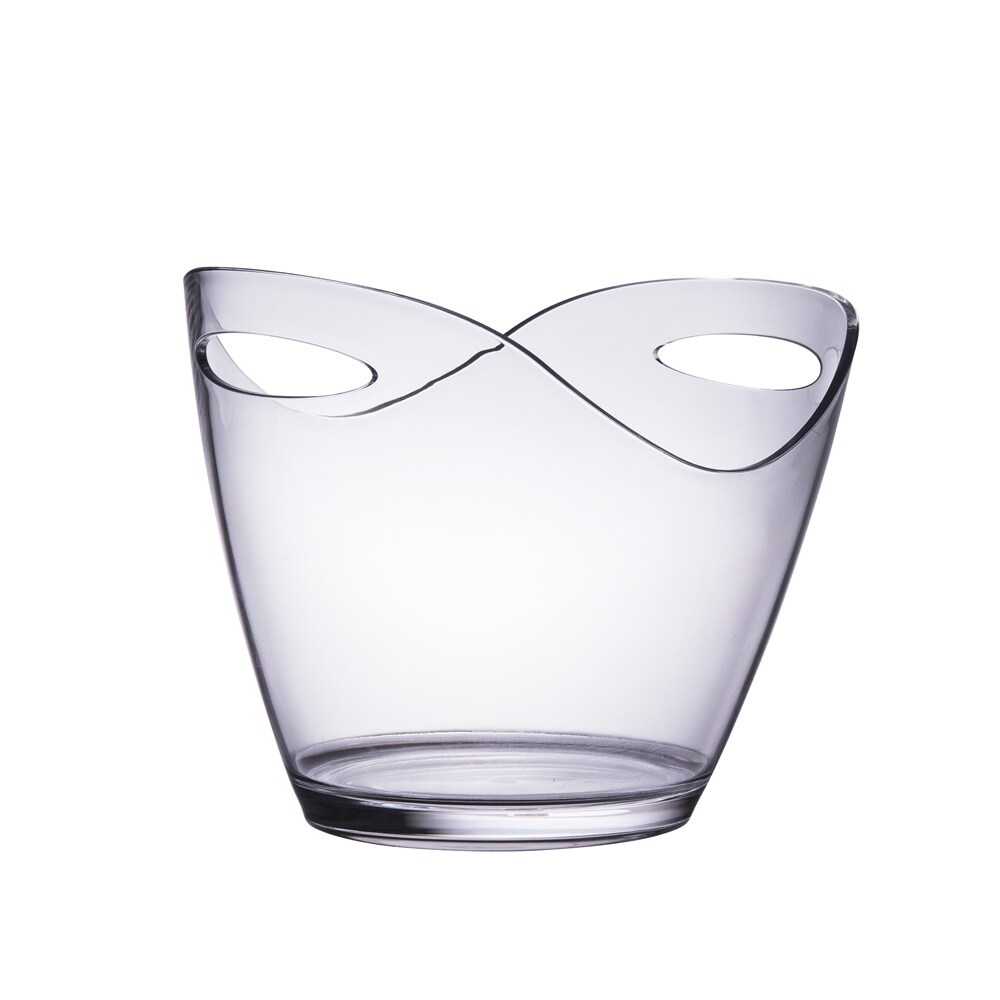 Seau à Champagne Design Oval – Plastique/plexiglass Henri Abelé – 22,5 Cm – Occasion