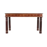 thumbnail of SIT Möbel Eettafel 140 x 70 cm | gerecycleerd oud hout bruin | met fijn houtsnijwerk | B 140 x D 70 x H 76 cm | 05114-30 | Serie ALMIRAH