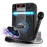 thumbnail of Enceinte Karaoké LED Enfant ADO PARTY 400W Batterie - 2 MICROPHONES + APPLICATION - USB/Bluetooth