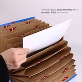 thumbnail of Archivador fuelle tamaño folio  POKF Azul